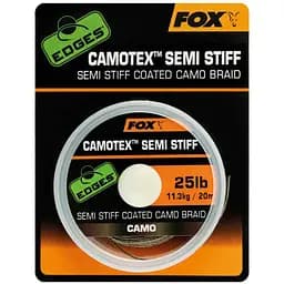 Поводковый материал Fox International Edges Camotex Semi-Stiff 20lb