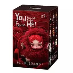 Колекційна м'яка іграшка-сюрприз Pop Mart Skullpanda Серія You Found Me! (SYFM-01)
