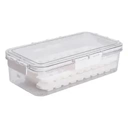 Контейнер для заморозки льоду Yiwu HP-27-9 з кришкою пластиковий на 72 відсіки