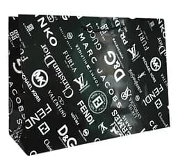 Подарунковий пакет, 150 г/м², Бренди, 35x25x10 см, 6 шт. в упаковці