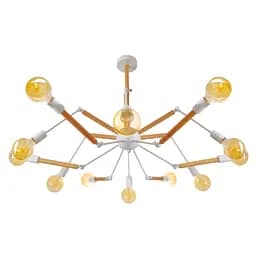 Люстра потолочная Brille в спальню Е27 60W WH (BR-01 602C/12)