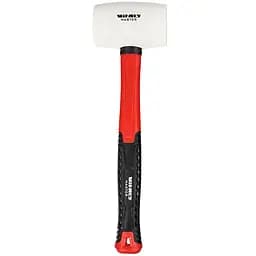 Киянка Vitals Master гумова фіберглас 450 г біла (181821)