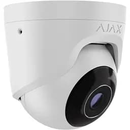 Дротова охоронна IP-камера Ajax TurretCam (5 Mp/4 mm) White 5 Mp