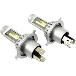 Комплект світлодіодних ламп Guarand V12X H4 H/L CSP 5500k 6000Lm 40w 12-24v - мініатюра 4