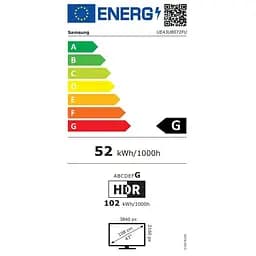 Телевізор Samsung UE50U8072F 127 см, 4K Ultra HD - мініатюра 6