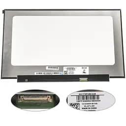 Матриця 17.3 NV173FHM-N49 1920х1080, 30pineDP, IPS, 250 cd/m2, кольоропередача 45%, LED, SLIM без планок та вушок, матова, роз'єм праворуч знизу для ноутбука