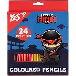 Карандаши цветные Yes Ninja 24 шт. (290743)