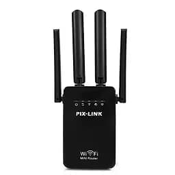 Підсилювач WiFi сигналу ретранслятор Wi-Fi Pix-Link LV-WR09Q 2.4 GHz репітер точка доступу White (18622)