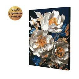 Набір картин за номерами з металевими фарбами Riviera Blanca Дивовижні коштовності (ITR-081) 2 шт в наборі