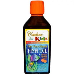 Рыбий жир для детей Carlson The Very Finest Fish Oil for Kids со вкусом апельсина 200 мл