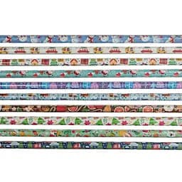 Папір пакувальний "Новорічний" GWP2024-6 90*64см, Ціна за 1 лист (4891251025814) Микс