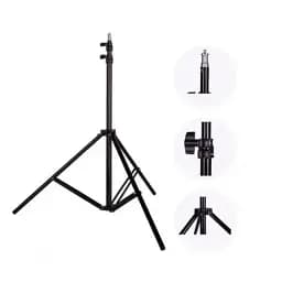 Штатив для кільцевої лампи 210 см tripod тринога стійка - мініатюра 2