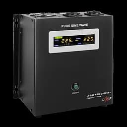 ДБЖ з правильною синусоїдою LogicPower 24V LPY- W PSW-2000VA+ 1400 Вт 10A/20A - мініатюра 2