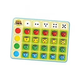 Настольная игра-сортер Божья коровка Ubumblebees (ПСФ063) PSF063 цвет, счет и направления