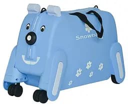 Дитяча валіза маленька S Snowball 73102 Цуценя поліпропілен Блакитний - мініатюра 1