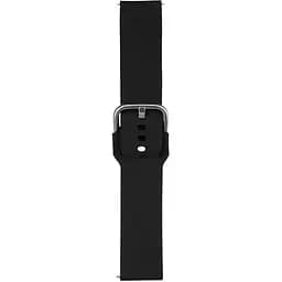 Ремінець DK CDK для Xiaomi Amazfit Cheetah / Cheetah pro "L" 22mm Silicone Sport Band Classic (011018) (black) - мініатюра 4