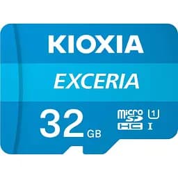 Карта памяти Kioxia MicroSDHC 32GB UHS-I Class 10 Exceria R100MB/s + SD-адаптер (LMEX1L032GG2)