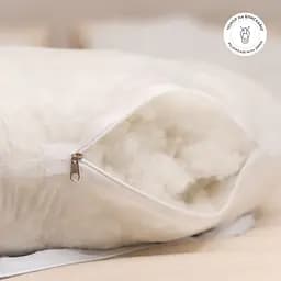 Подушка Sonex U-Shape Antistress для вагітних та відпочинку П-подібна антиалергенна двостороння 135x68x25 см сіра/біла (SO102593) - мініатюра 9