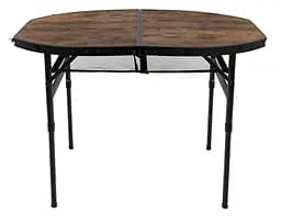 Стіл Bo-Camp Woodbine Oval 100x70 cm Black/Wood look (1404185) - мініатюра 2