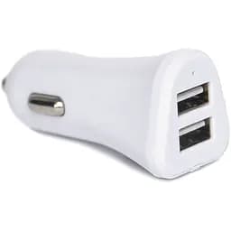 Автомобільний зарядний пристрій Florence Smart 2USB 3.1A White - мініатюра 3