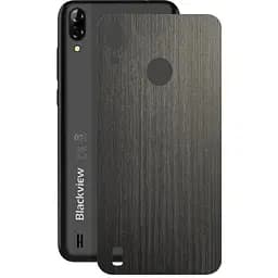 Захисна плівка StatusSKIN для Blackview A60 Plus 2020 Корпус Вініл Дерево сріблясто-чорне