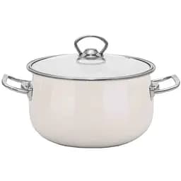 Кастрюля Idea Home White с крышкой, 20 см, 3.7 л (6832891)