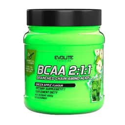Амінокислота Evolite Nutrition Glutamine, 400 грам - Зелене яблуко