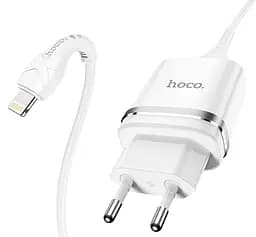 Адаптер сетевой HOCO Lightning Cable Ardent charger set N1 white