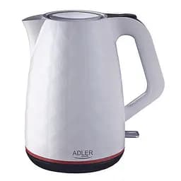 Електрочайник Adler AD 1277 білий пластиковий 1,7 л - мініатюра 2