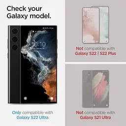 Плівка захисна Spigen Screen Protector FlexiD Solid до Samsung Galaxy S22 Ultra S908 AFL04143 (1шт. у комплекті) - мініатюра 4