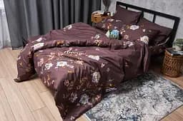 Підковдра Moon&Star Мікросатин Premium Floral Mocha Євро 200x220 см - мініатюра 5
