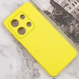 Чохол TPU GETMAN Liquid Silk Full Camera для Xiaomi Redmi Note 13 Pro 4G / Poco M6 Pro 4G / Note 14S Жовтий / Flash - мініатюра 2