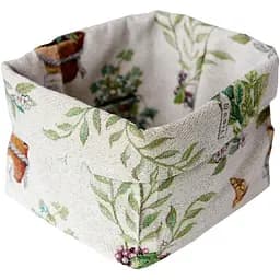 Кошик Прованс Garden текстильний 16х15х14 см (35643)