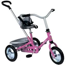 Триколісний велосипед Smoby Toys Zooky з багажником рожевий (454016)