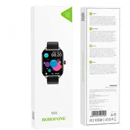 Смарт-годинник Borofone BD5 Smart sports watch(call version) Black - мініатюра 4