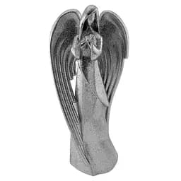 Новорічна підвіска MIS LT Янгол молиться-2 7х2,5х13,5 см срібний