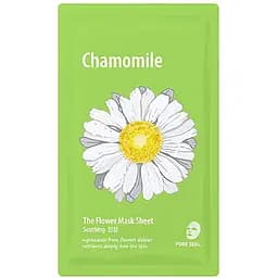 Тканинна маска для обличчя She's Lab Ромашка 20 г