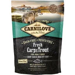 Сухий корм для дорослих собак всіх порід Carnilove Fresh Carp & Trout for Adult dogs з коропом і фореллю 1.5 кг