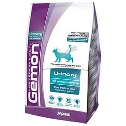 Сухой корм для взрослых кошек Gemon Cat Urinary курица с рисом, 400 г (70297059)