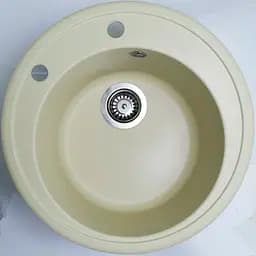 Кухонна мийка Adamant Sun Ø510x200 Бежевий ivory 000000573 - мініатюра 3