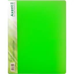 Папка з затиском Axent А4 з внутрішнім карманом зелена (1301-26-A)