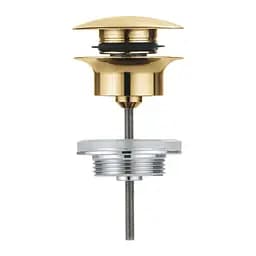 Донний клапан Grohe Click-Clack 65807GN0, Золотий - мініатюра 2
