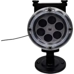 Вуличний лазерний проєктор XPRO Garden Projector Card № ZP1 (24) для Різдва, Нового року, Хелловіну з 12 різними слайдами для свят з пультом чорний (GR-67_438) - мініатюра 3