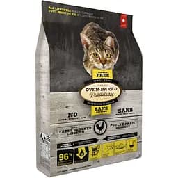 Сухой корм для котов Oven-Baked Tradition, беззерновой, из свежего мяса курятины, 4,54 кг