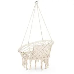 Садова гойдалка Boho Outtec XXL бежевий - мініатюра 5