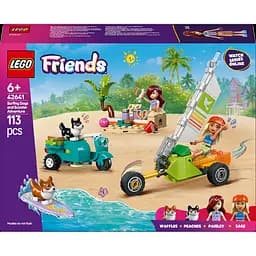 Конструктор LEGO Friends Собачі пригоди на серфі та скутері 113 деталей (42641