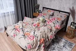 Підковдра Moon&Star Бязь Gold Люкс Peony Brown Полуторна Євро 160x220 см - мініатюра 4