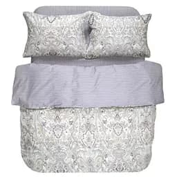 Постільна білизна Lotus Home Toma сатин євро сіра (svt-2000022346573)