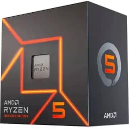 Процессор AMD Ryzen 5 6C/12T 7600 (3.8/5.1GHz Boost,38MB,65W,AM5,Wraith Stealth cooler) box (100-100001015BOX)