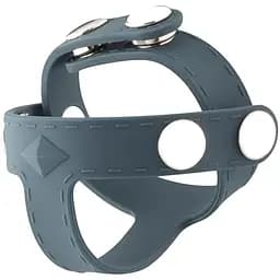 Регулируемое эрекционное кольцо Boners T-shape Ball Splitter 21 см серый